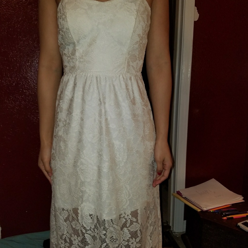 White dress